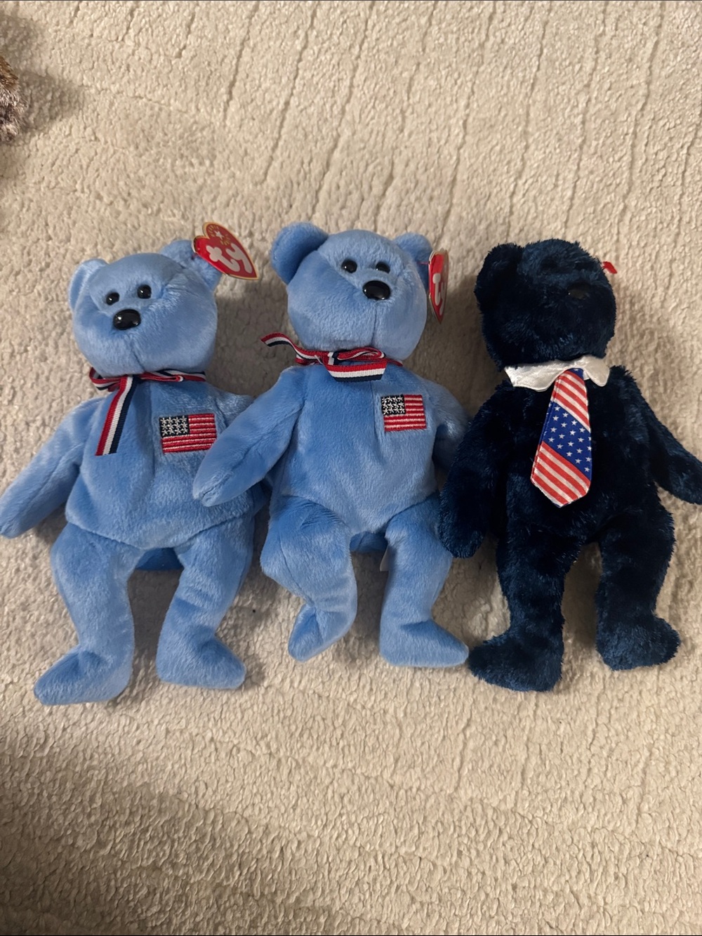 Ty Patriotic Blue & Navy Bears